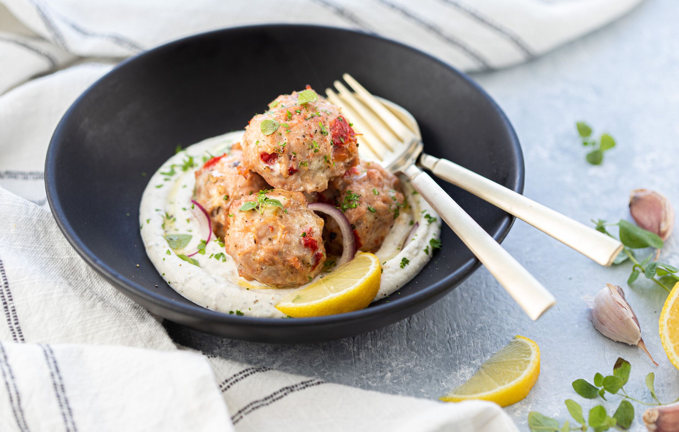 Mediterranean Turkey Meatballs Nourishing Meals®